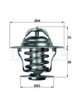 Mahle TX1192D - TERMOSTATO