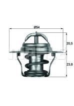 Mahle TX1487D - TERMOSTATO