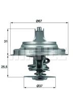 Mahle TX2580D - TERMOSTATO