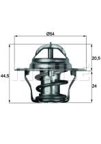 Mahle TX483D - TERMOSTATO