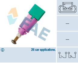 Fae 24904 - INTERRUPTOR LUZ DE STOP MECANICO