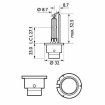  85122VIC1 - LAMPARA D2S COLOURMATCH CP 85U 35W P32D-2