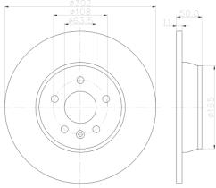 BREMBO 08A54010 - DISCOS DE FRENO TRASEROS