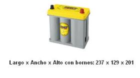 Optima YTR27 - BATERIA OPTIMA YELLOWTOP 38AH 460EN