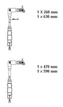  BC206F200 - JUEGO CABLES DE BUJIA