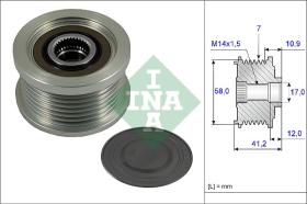 LUK - INA - FAG 535023210 - POLEA LIBRE DE ALTERNADOR