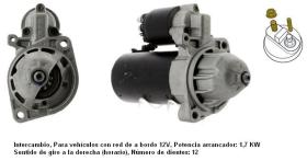 Cevam 3205 - MOTOR DE ARRANQUE )MERCEDES CLASSE A-CLASSE E-SP