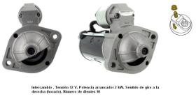 Cevam 9685 - MOTOR DE ARRANQUE MITSUBISHI DE(ES)MITSUBISHI