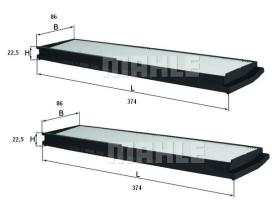 Mahle LA862S - FILTRO HABITACULO     [*]