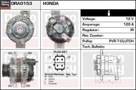 Delco Remy DRA0153 - ALT.HONDA ACCORD IXACCORD VIII ACCO