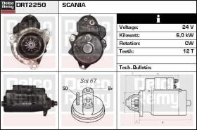 Delco Remy DRT2250 - MOTOR DE ARRANQUE HD REMAN SCANIA