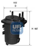 Ufi 2409800 - FILTRO CARBURANTE CON SENSOR