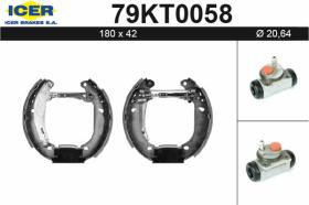  79KT0058 - KIT DE FRENOS PREMONTADO
