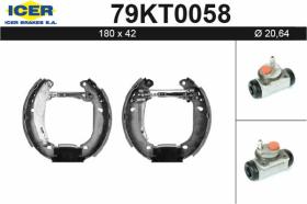 Icer 79KT0058 - KIT DE FRENOS PREMONTADO