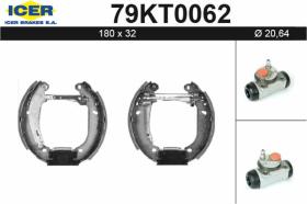  79KT0062 - KIT DE FRENOS PREMONTADO