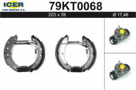 Icer 79KT0068 - KIT DE FRENOS PREMONTADO