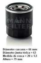 Mann W7023 - [*] FILTRO DE ACEITE