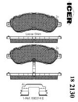 Icer 182130000 - PASTILLAS DE FRENO