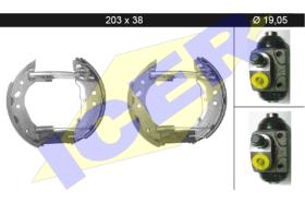 Icer 79KT0032 - KIT DE FRENOS PREMONTADO