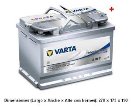 Varta LA70 - BATERIA PROFESSIONAL DUAL PURPOSE AGM 12V 70AH 760EN