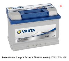 Varta LFS74 - BATERIA PROFESSIONAL STARTER 12V 74AH 680EN