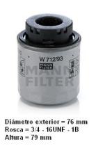  W71293 - [*]FILTRO ACEITE