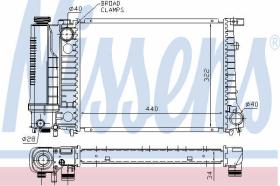 NISSEN 60735A - BMW 316I-318I AC 88-