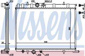 NISSEN 63502A - RADIADIADOR CITROEN BERLINGO(02-)1.1 I(+)