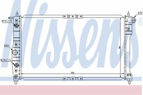 NISSEN 616671 - RAD.CHEVR./GMC LEGANZA(97-)2.0 I 16