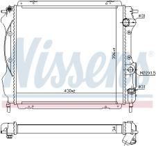 NISSEN 63967A - RENAULT CLIO 1.7-1.8 AC 96-