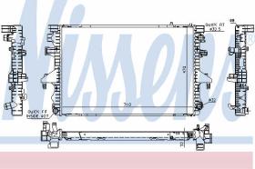 NISSEN 65283A - RADIADOR VW.TRANSPORTER T5(03-)2.5 TDI(+