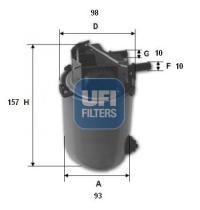 Ufi 2406101 - FILTRO CARBURANTE