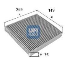 Ufi 5421700 - FILTRO HABITACULO CARBON ACT.