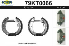  79KT0066 - KIT DE FRENOS PREMONTADO
