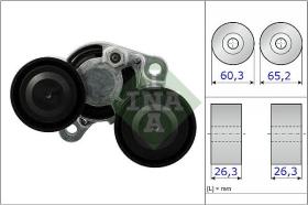 LUK - INA - FAG 534048210 - RODILLO TENSOR CORREA AUXILIAR