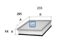 Ufi 3054000 - FILTRO AIRE