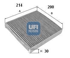Ufi 5422300 - FILTRO AIRE HAB.CARB.ACT.