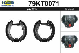  79KT0071 - KIT DE FRENOS PREMONTADO