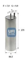 Ufi 3194700 - FILTRO CARBURANTE