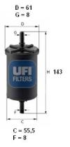 Ufi 3194800 - FILTRO CARBURANTE