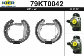 Icer 79KT0042 - KIT DE FRENOS PREMONTADO