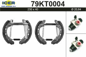 Icer 79KT0004 - KIT DE FRENOS PREMONTADO