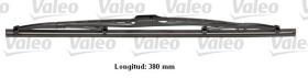 Valeo 574109 - V40 ESCOBILLA SILENCIO 380MM X1