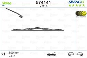 Valeo 574141 - ESCOBILLA DE LIMPIA 600 MM VM16 X1 SILENCIO WIPER BLADE