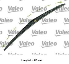 Valeo 574148 - VM23 ESCOBILLA SILENCIO X1