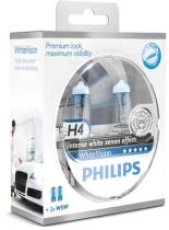  12342WHVSM - LAMPARA H4 WHITE VISION 2 UNIDADES