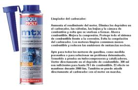 LIQUI MOLY 2123 - LIMPIADOR SISTEMA COMBUSTION GASOLINA 300 ML