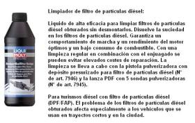 LIQUI MOLY 5169 - LIMPIADOR FILTRO DE PARTICULAS 1 LITRO