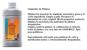 LIQUI MOLY 1486 - LIMPIADOR DE PINTURA 500 ML