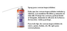 LIQUI MOLY 4085 - SPRAY PARA CORREAS TRAPEZOIDALES 400 ML